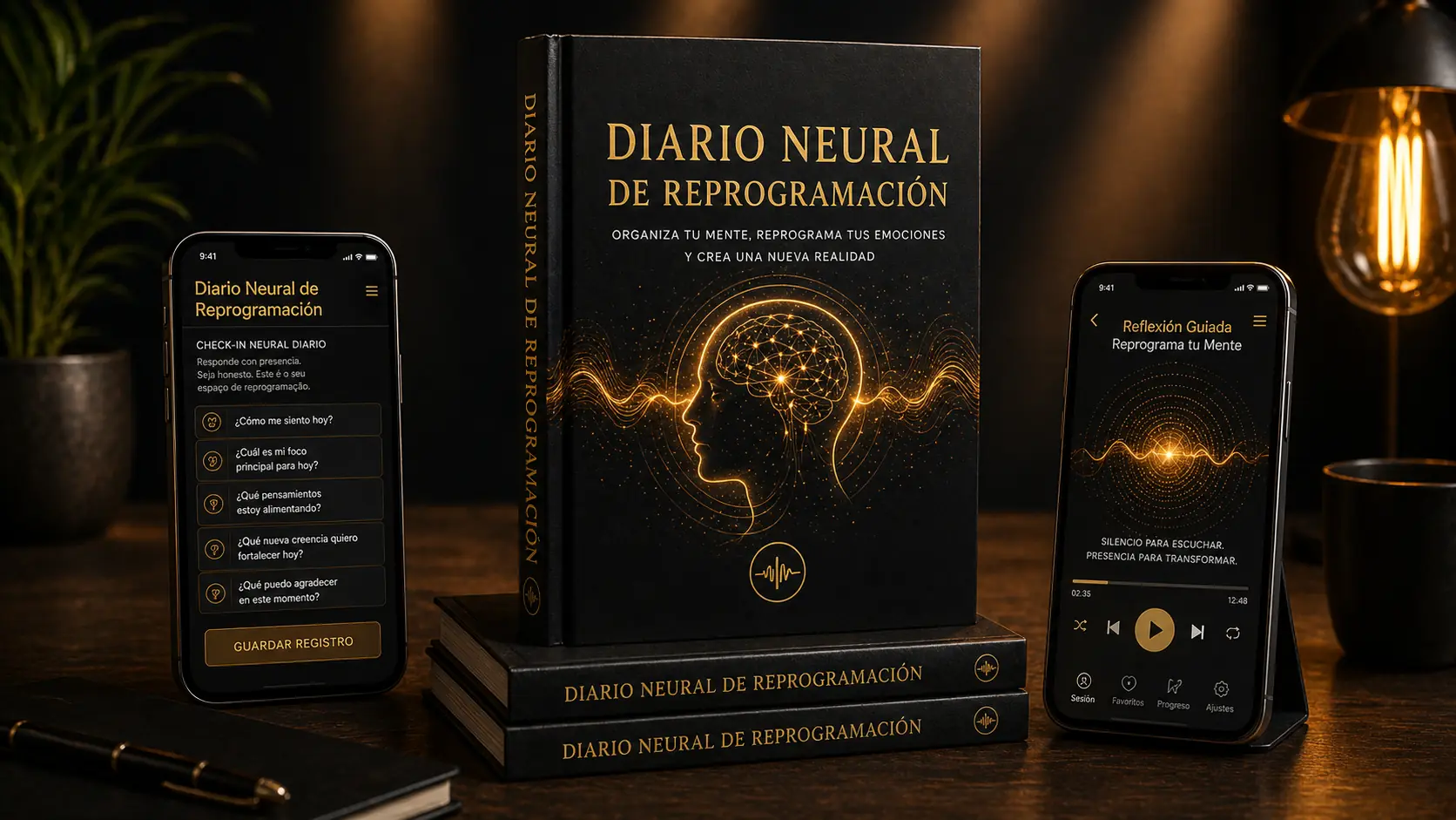 Mockup del bono Diario Neural de Reprogramación