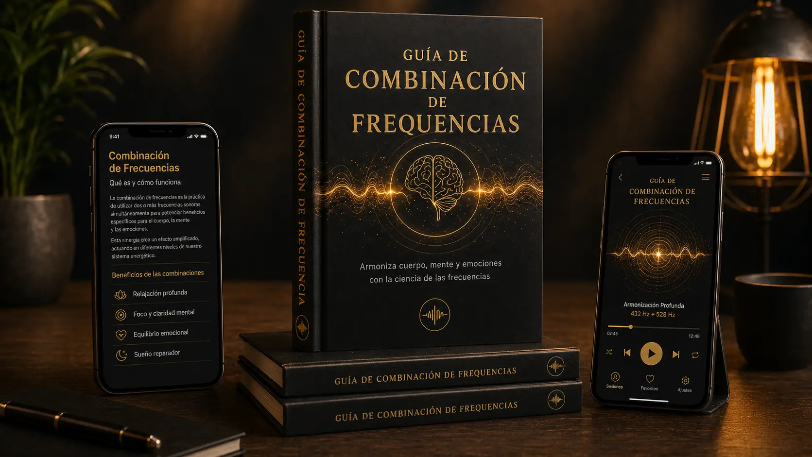 Mockup del bono Guía de Combinación de Frecuencias